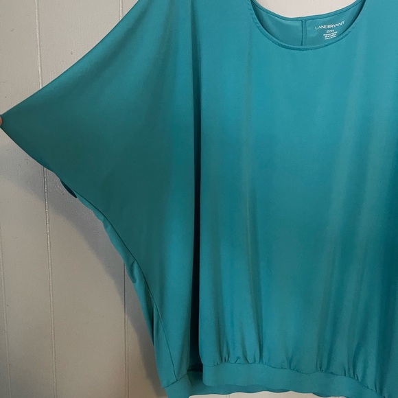 Lane‎ Bryant Teal Women's Blouse - Picture 3 of 4